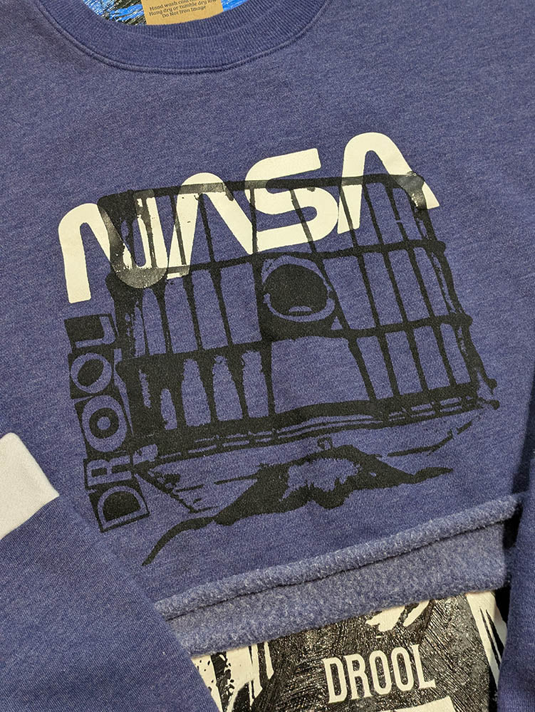 FOMO Collection NASA Glory Box Crop Top - L - 11020