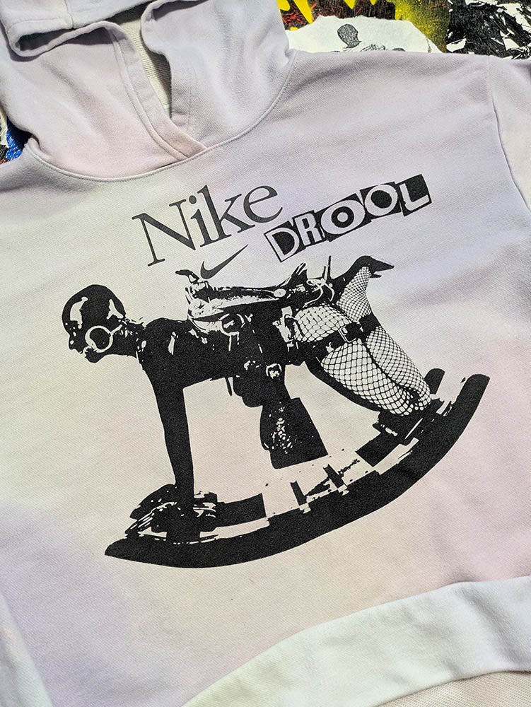 FOMO Collection Nike Rubber Pony Crop Top - S - 11026