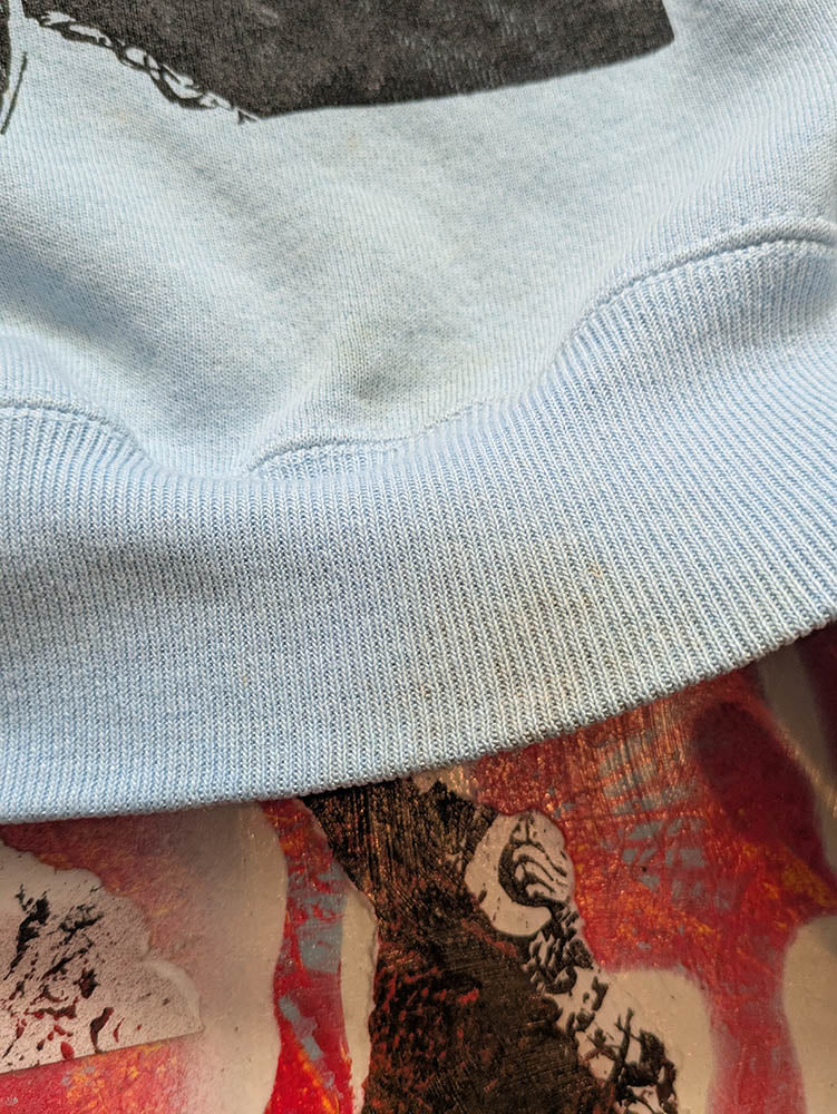 FOMO Collection - DISTRESSED Collage Vintage Made in USA Lee Vice Girls Crewneck - XL - 11129