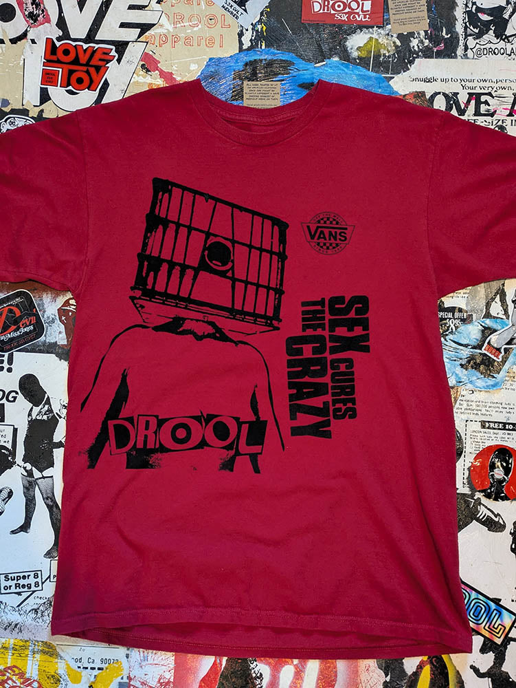 FOMO Collection - Collage Vans Glory Box / S3x Cures They Crazy T-Shirt - L - 1127