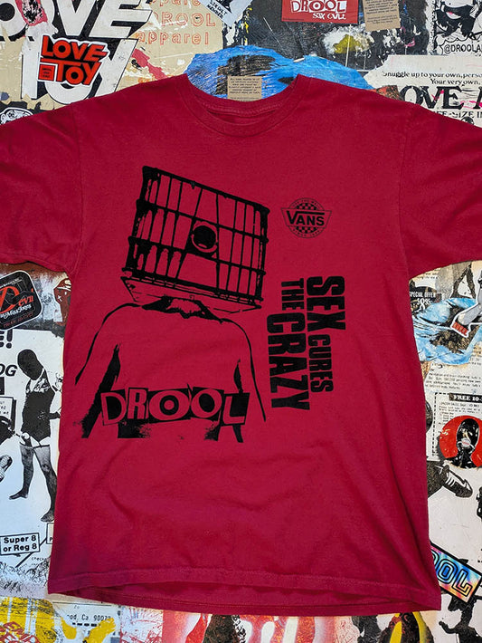 FOMO Collection - Collage Vans Glory Box / S3x Cures They Crazy T-Shirt - L - 1127