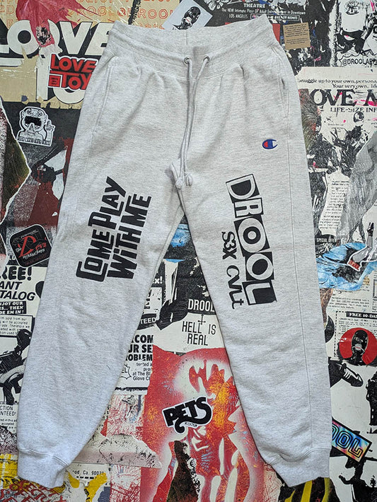 FOMO Collection - Champion Come Play With Me Joggers - S(waist = 28" inseam 27.5" length = 36") - 11316