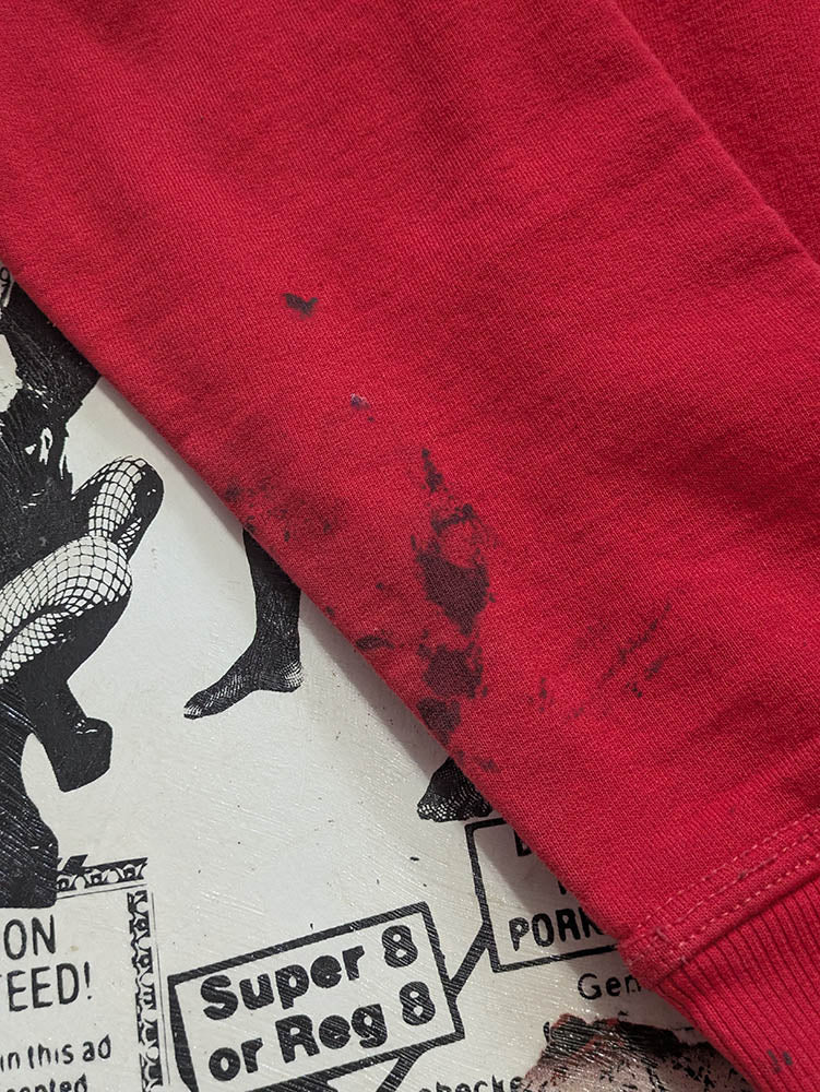 FOMO Collection - Collage DISGRESSED Champion Glory Box / S3x Cures They Crazy Hoodie - S - 11319