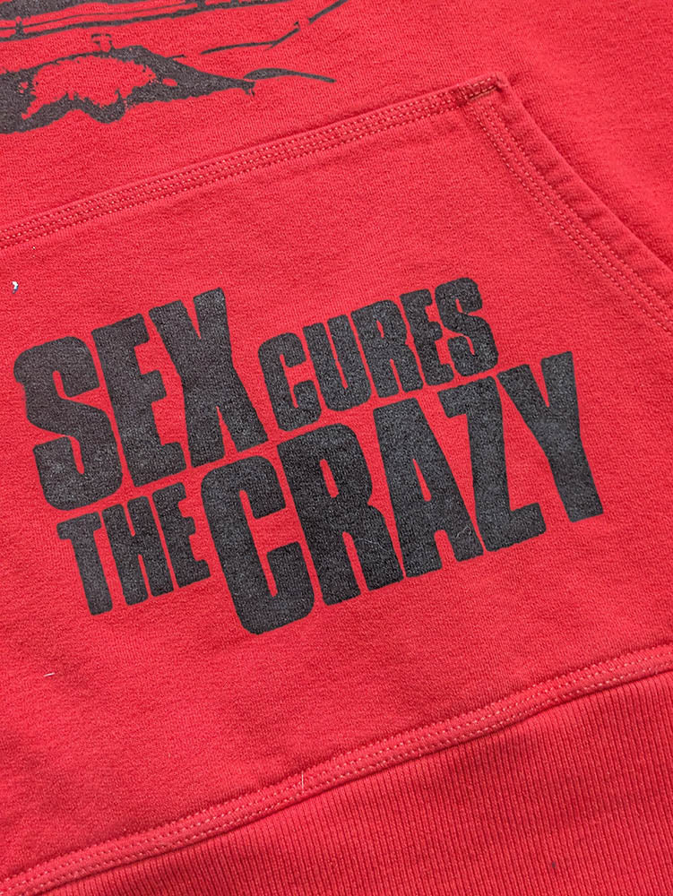 FOMO Collection - Collage DISGRESSED Champion Glory Box / S3x Cures They Crazy Hoodie - S - 11319