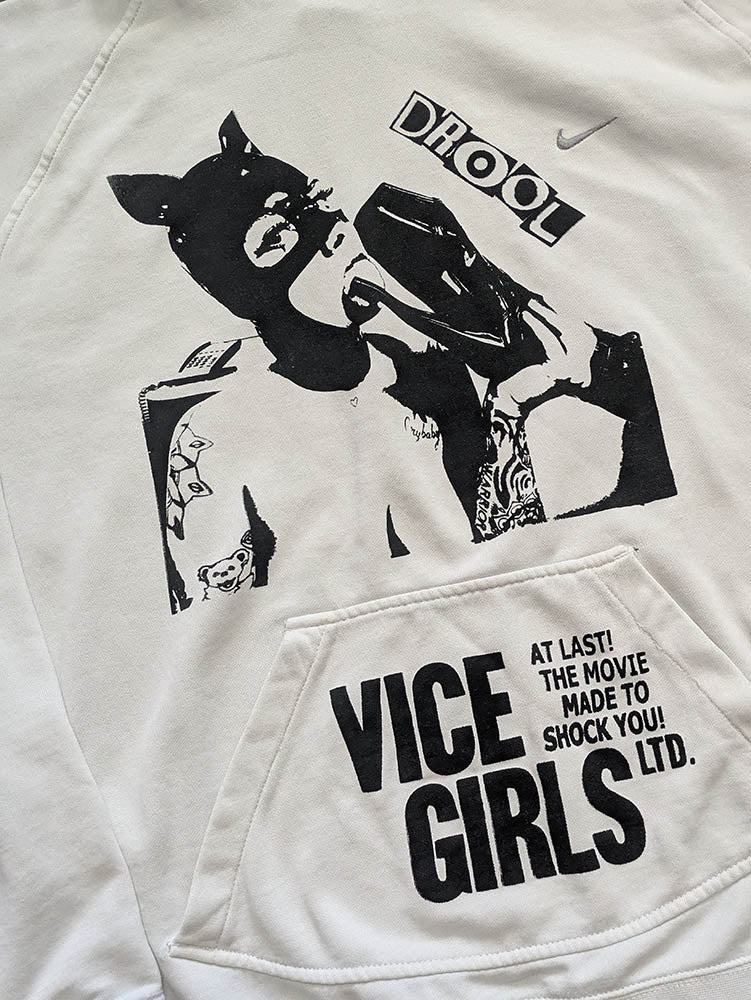 FOMO Collection - Collage DISTRESSED Nike Vice Girls Hoodie - 2XL - 11321