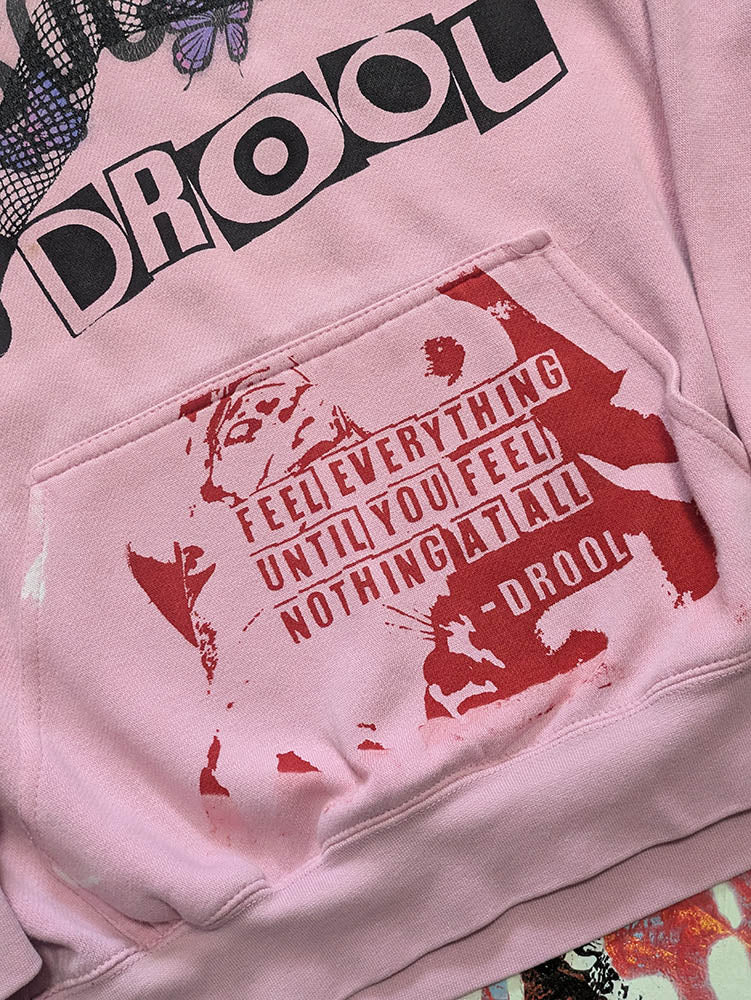 FOMO Collection - Collage Anti Social Legs / Feel Everything Hoodie - 2XL - 11322