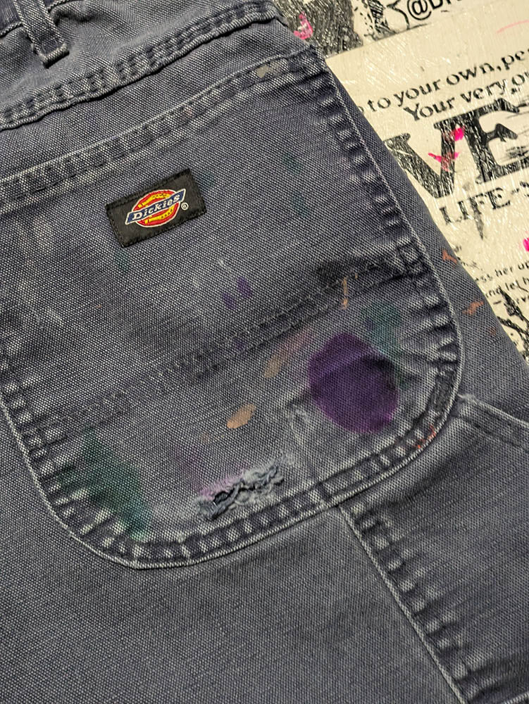 FOMO Collection - DISTRESSED Dickies Sunday Service Work Wear Pants - XL(Waist = 36", Inseam = 31", Length = 41") - 11515