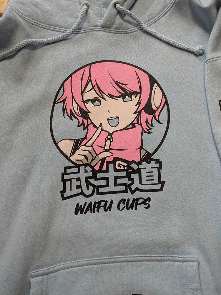 FOMO Collection - Waifu Cups Come Play With Me Hoodie - L - 11522