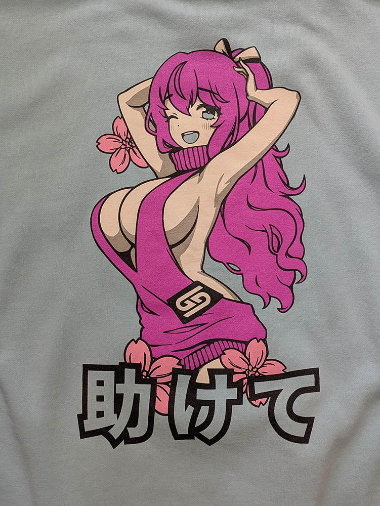 FOMO Collection - Waifu Cups Come Play With Me Hoodie - L - 11522