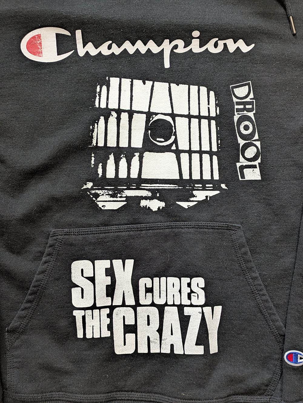 FOMO Collection - Champion Collage Glory Box / S3x Cures The Crazy Hoodie - M - 11524