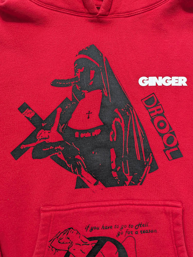 FOMO Collection - Ginger Collage Magdalene / Devil In Miss Jones Hoodie - M - 11525