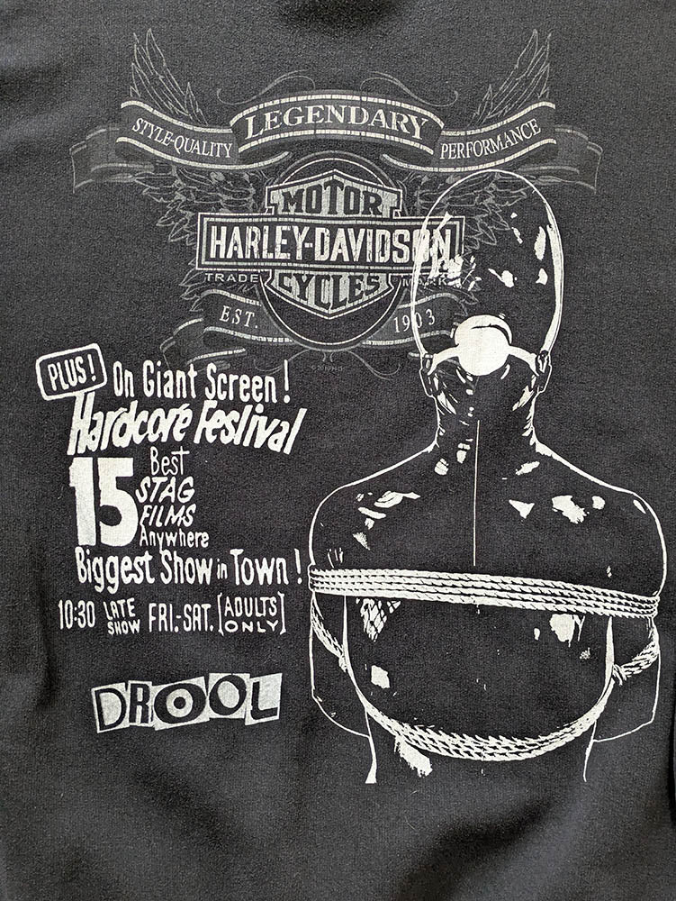 FOMO Collection - Harley Davidson Collage Vintage Made in USA Manifesto Crewneck - XL - 11530