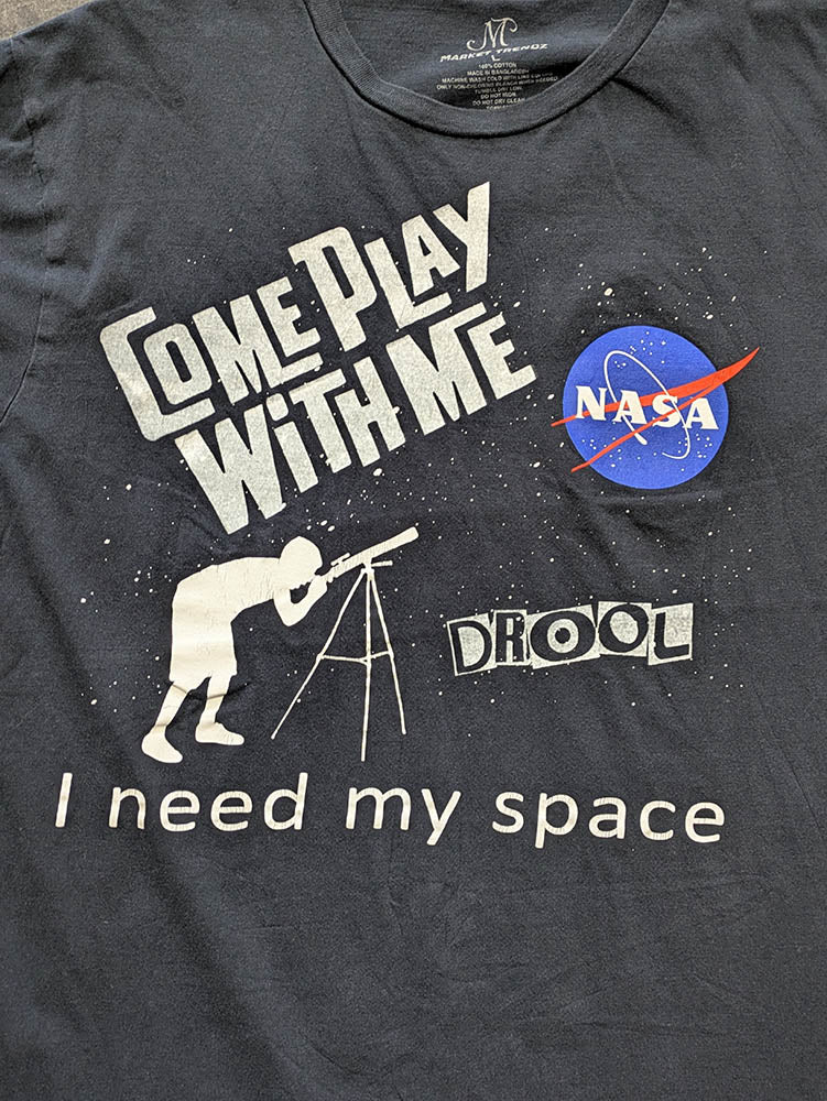 FOMO Collection - NASA Come Play With Me T-Shirt - L - 1165