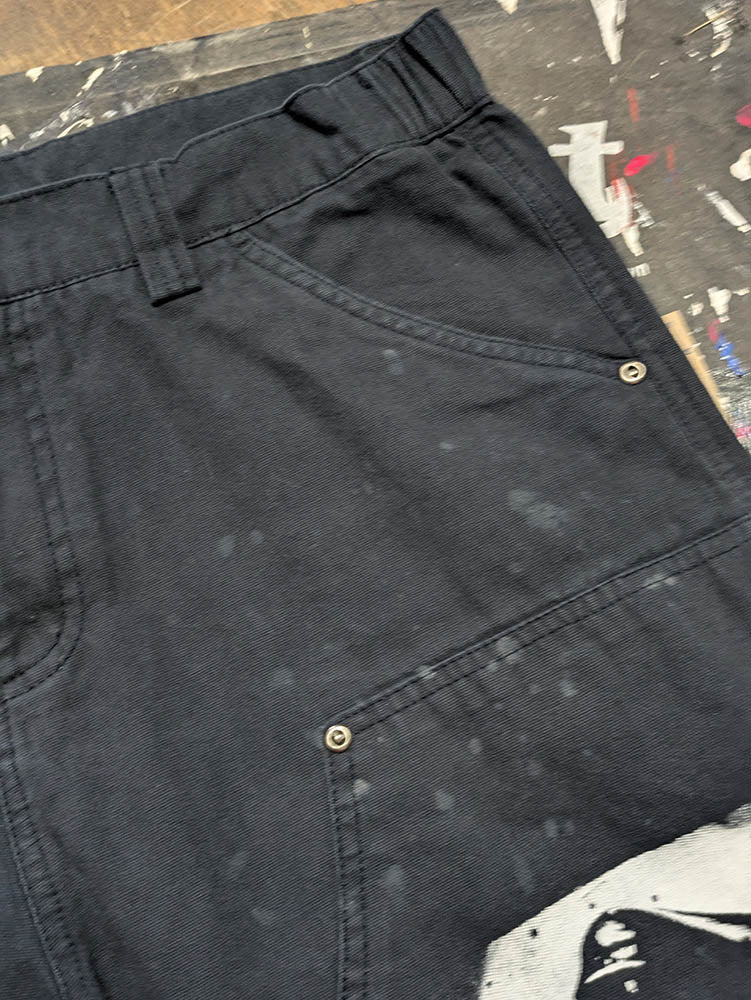 FOMO Collection - DISTRESSED Sunday Service Work Wear Pants - L(Waist = 34, Inseam = 33", Length = 43") - 11614