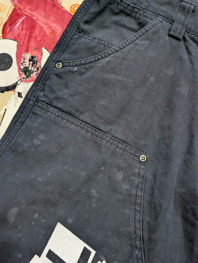 FOMO Collection - DISTRESSED Sunday Service Work Wear Pants - L(Waist = 34, Inseam = 33", Length = 43") - 11614