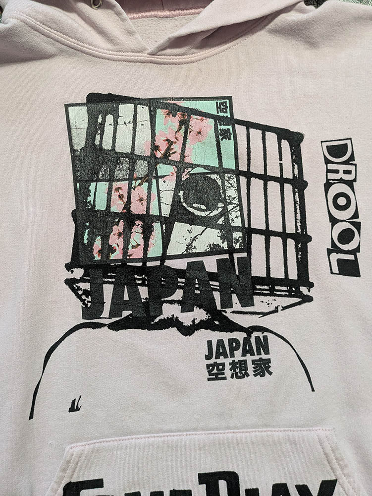 FOMO Collection - DISTRESSED Tokyo Collage Glory Box / Come Play With Me Hoodie - M - 11620