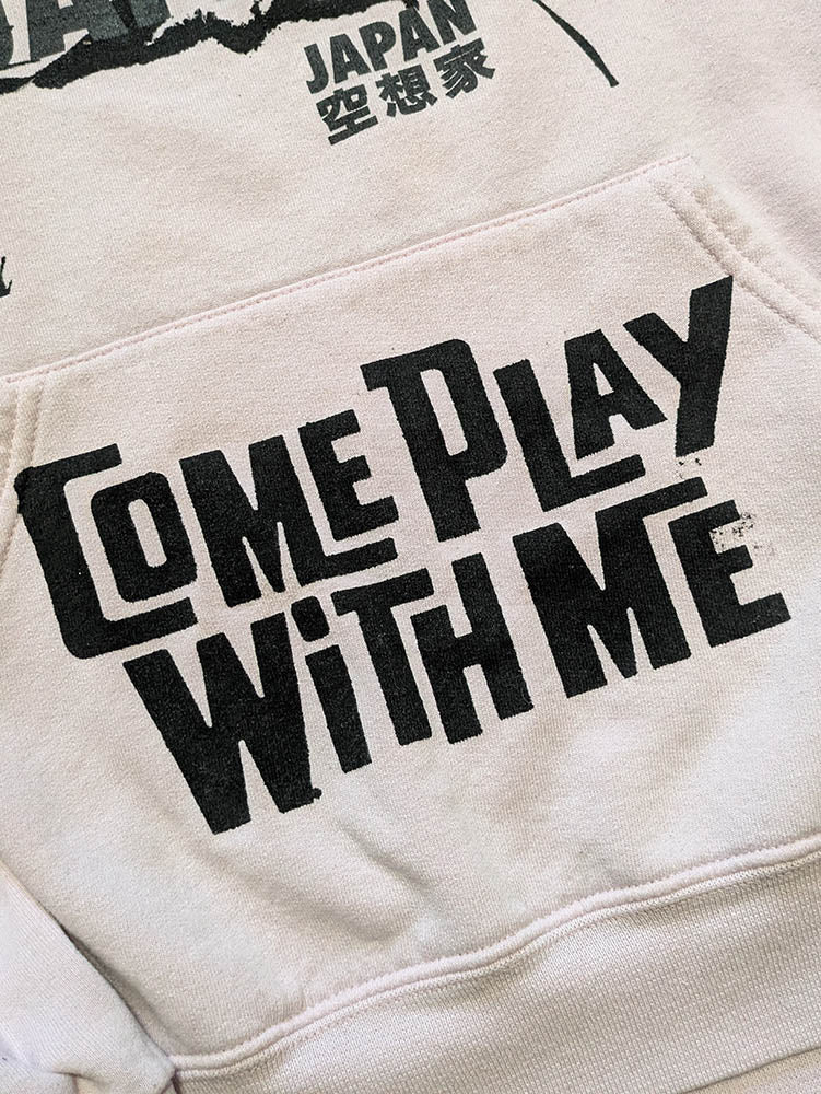 FOMO Collection - DISTRESSED Tokyo Collage Glory Box / Come Play With Me Hoodie - M - 11620