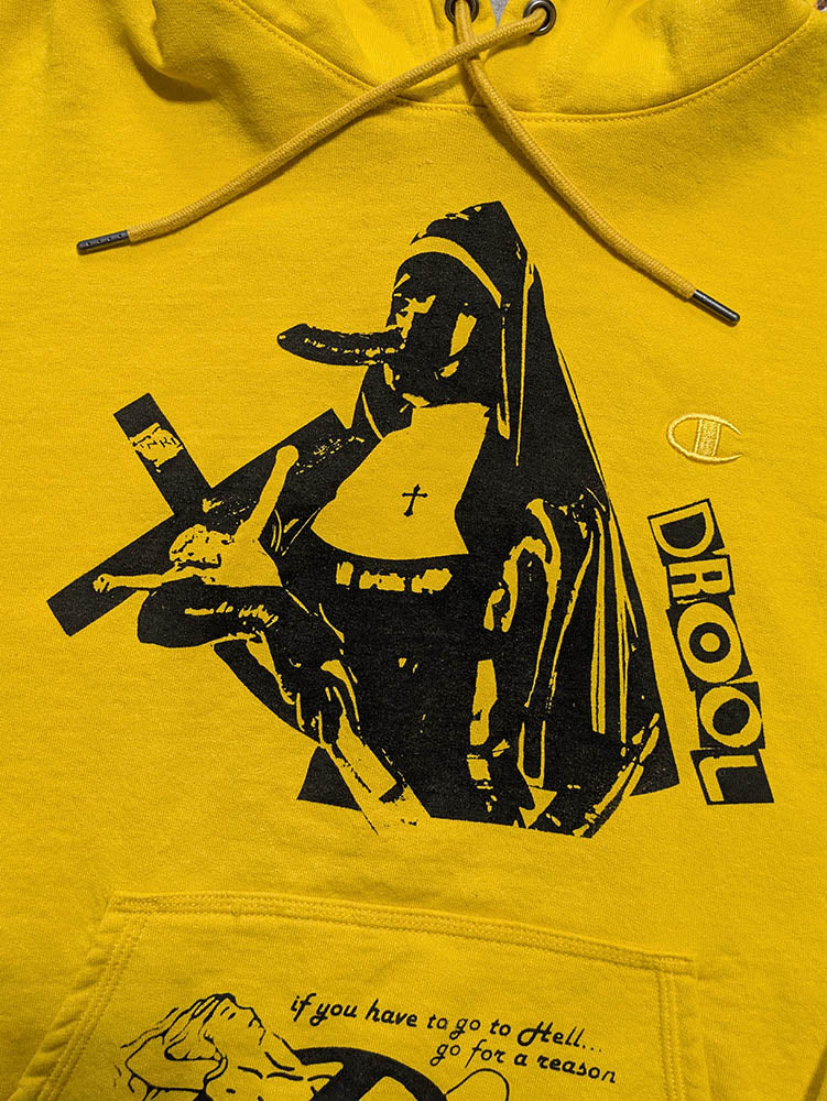 FOMO Collection - Champion Collage Magdalene / Devil In Miss Jones Hoodie - M - 11623