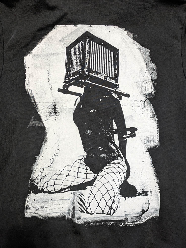 FOMO Collection - Collage A.D.I.D.A.S. Box Head(front and back) Zip Up Jacket - XS - 11627