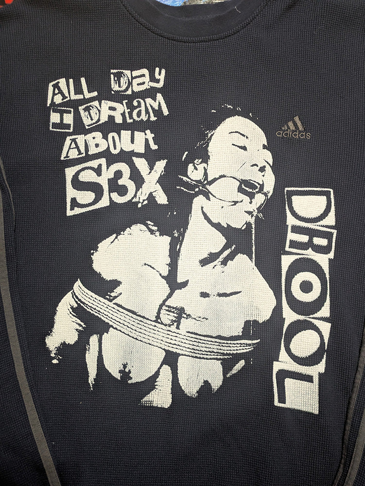 FOMO Collection - Collage A.D.I.D.A.S. Origin Story Thermal Crewneck - 2XL - 11714