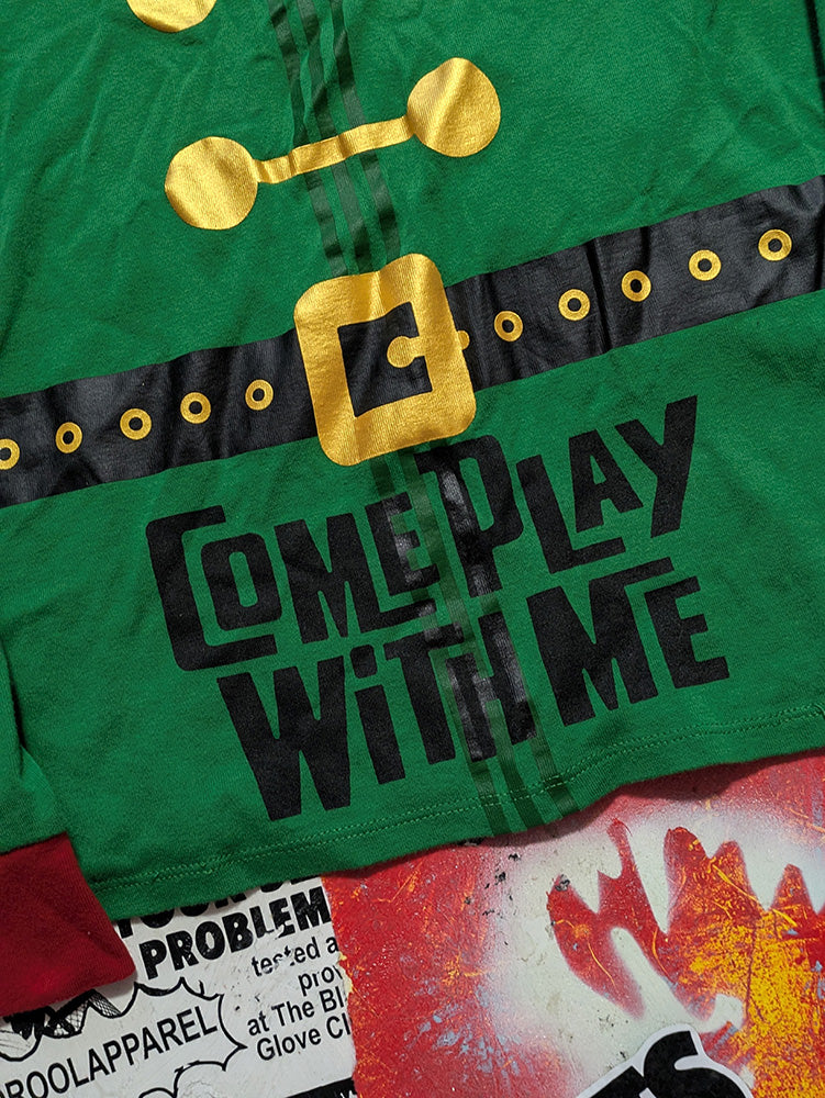 FOMO Collection - Elf Come Play With Me Long Sleeve T-Shirt - M - 1187