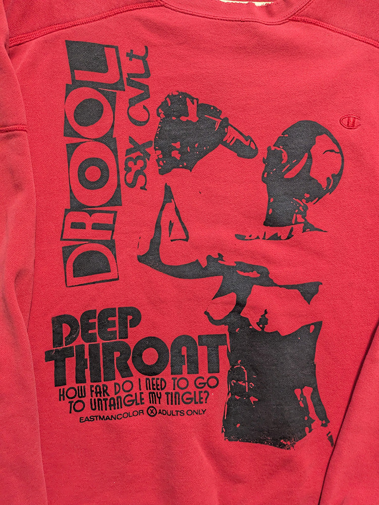 FOMO Collection - Collage Champion Hungry / Deep Throat Crewneck - XL - 11817