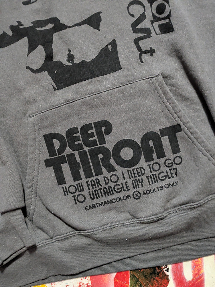 FOMO Collection - Collage Minute Maid "Filled With Refreshment" Hungry / Deep Throat Hoodie - XL - 11833