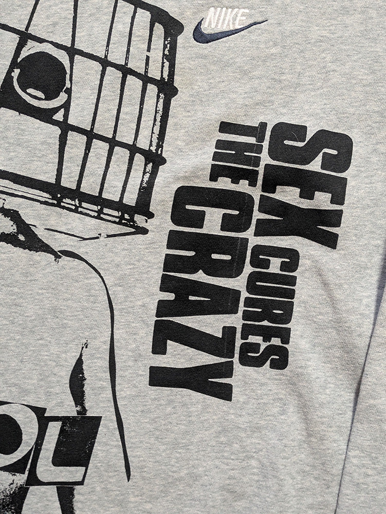 FOMO Collection - Collage Nike Glory Box / S3x Cures The Crazy Crewneck - XL - 11914