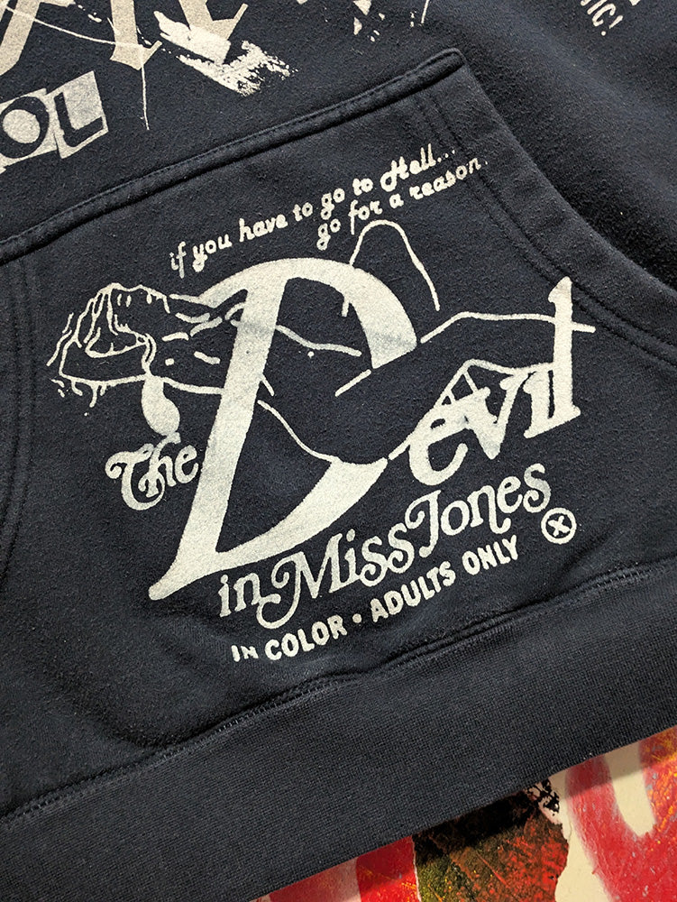 FOMO Collection - Collage Jesus Freak Magdalene / Devil In Miss Jones Hoodie - L - 11915