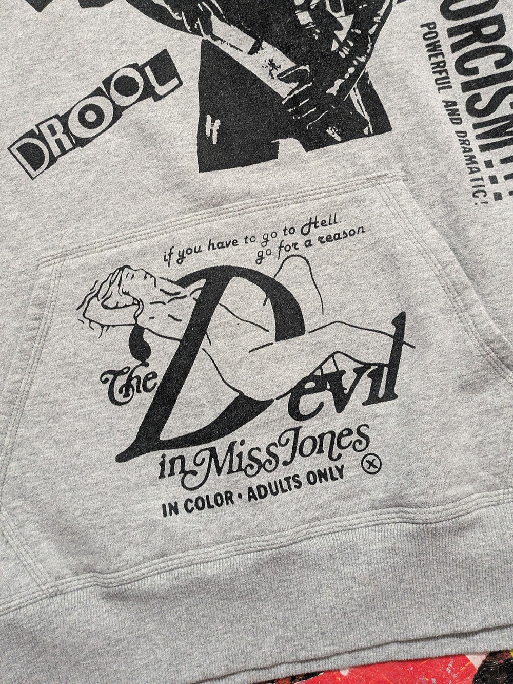 FOMO Collection - Collage Champion Magdalene / Devil In Miss Jones Hoodie - XL - 12023