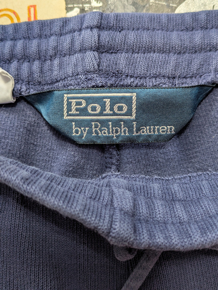 FOMO Collection - DISTRESSED Polo Box Head Sweatpants - L(Length = 40", Inseam = 29", Waist = 38") - 1213