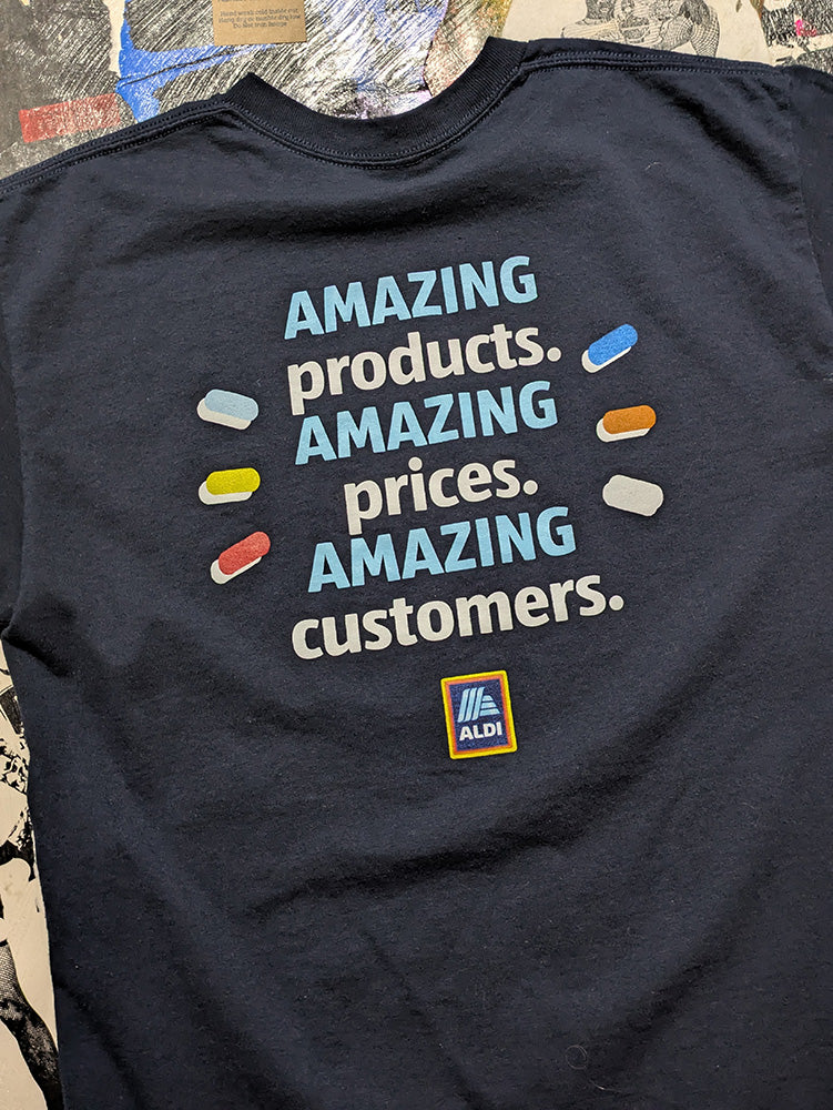 FOMO Collection - Aldi Manifesto T-Shirt - S - 1229
