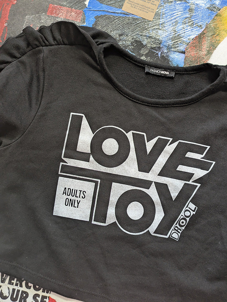 FOMO Collection - Love Toy Crop Top - S - 1285