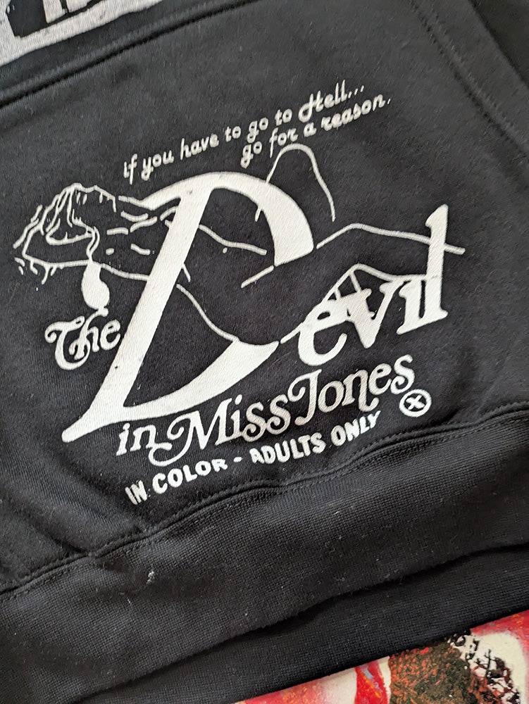 FOMO Collection - Collage Rubber Nun In Pittsburgh / Devil In Miss Jones Hoodie - L - 12925
