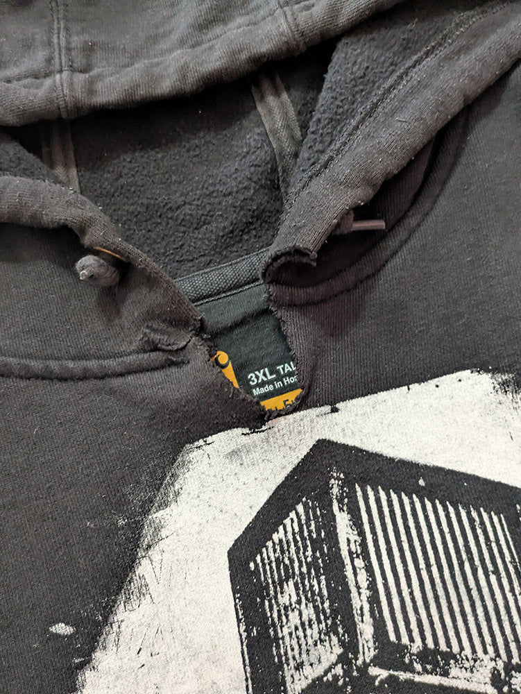 FOMO Collection - DISTRESSED Collage Carhartt Box Head / Tortured Females Hoodie - 3XL(Tall) - 12928