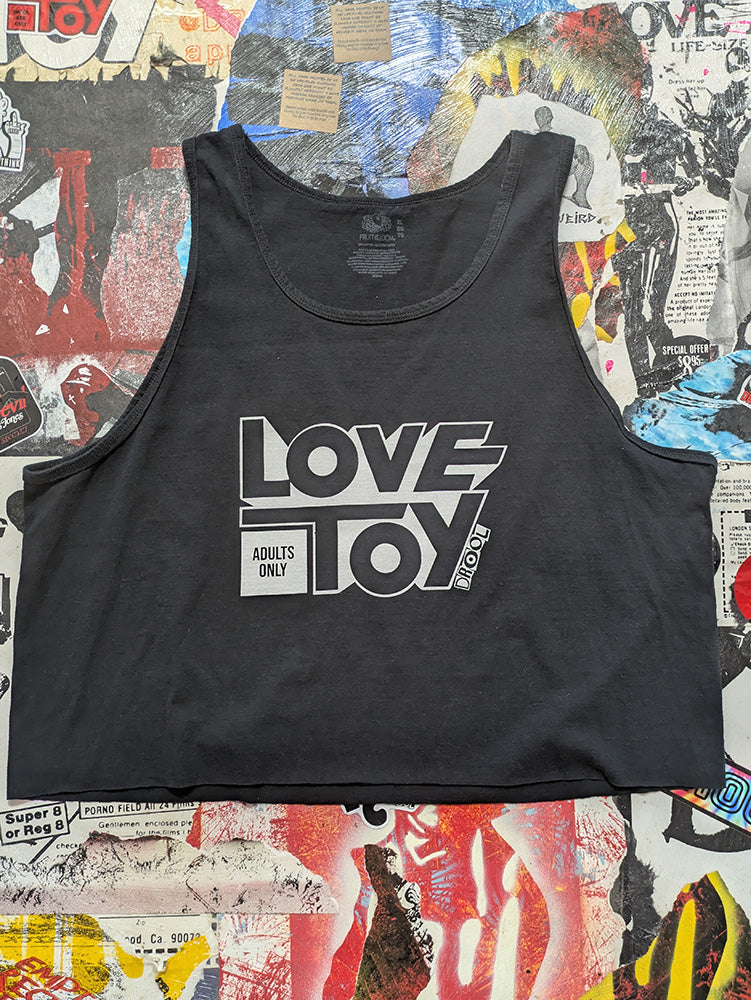 FOMO Collection - Love Toy Raw Cut Tank Crop - XL - 13116