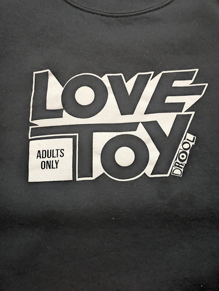 FOMO Collection - Love Toy Raw Cut Crop Top Crewneck - XL - 13237