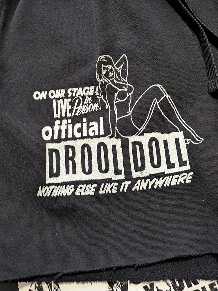FOMO Collection - Drool Doll Raw Cut Shorts - S(waist = 30") - 13730