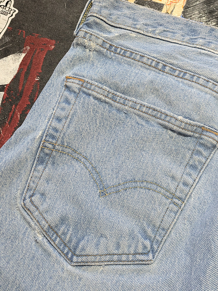 FOMO Collection - Levi 501 Feel Everything Denim Jorts - waist = 33" - 1381