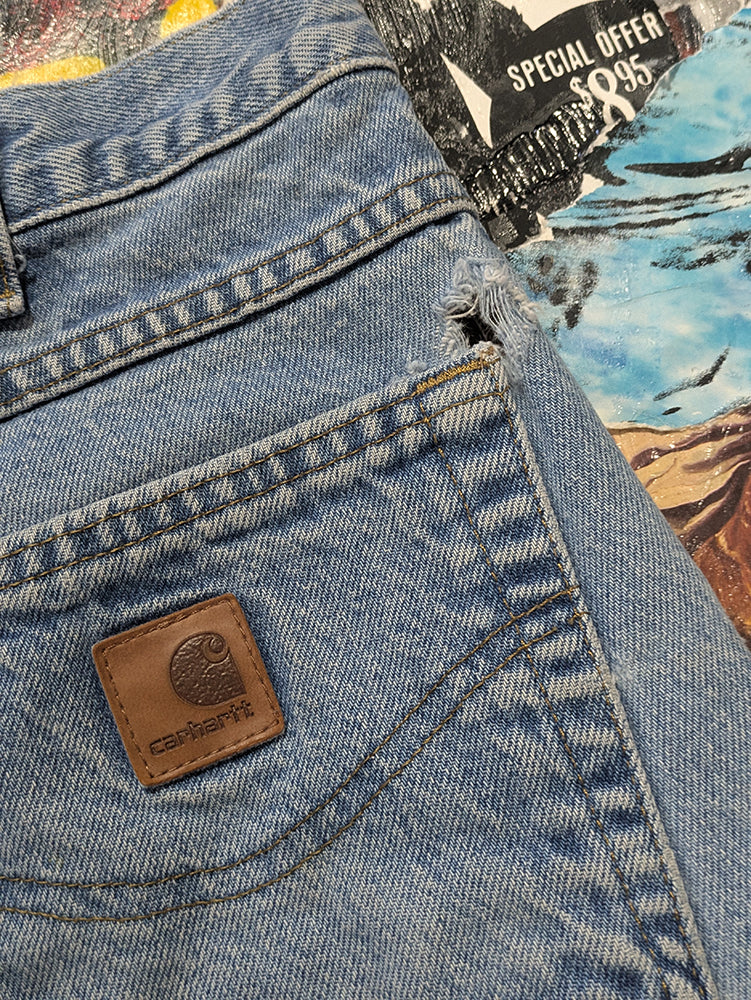 FOMO Collection - Carhartt Manifesto Denim Jorts - waist = 36" - 1385