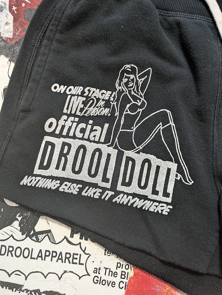 FOMO Collection - Champion Drool Doll Raw Cut Shorts - M waist = 30" - 13827