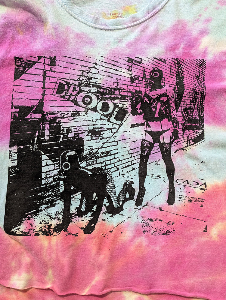 FOMO Collection - Walk Your Dog Raw Cut Crop Top - XL - 13923