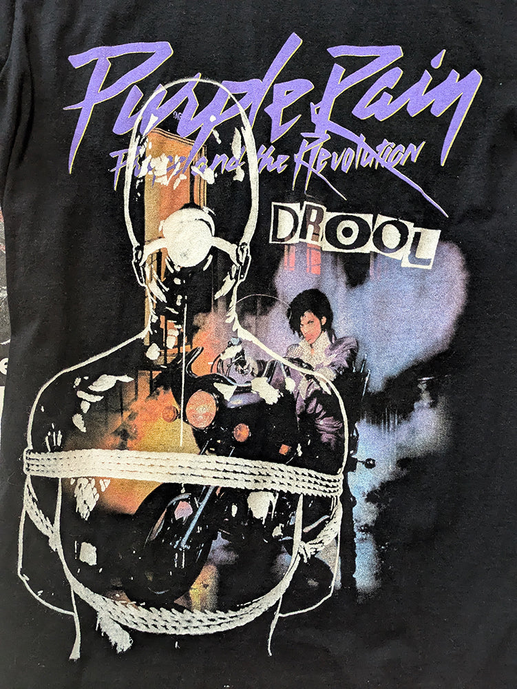 FOMO Collection - Purple Rain Manifesto T-Shirt - XL(see measurements) - 1406