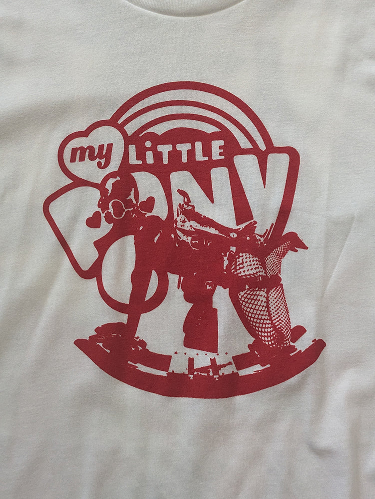 FOMO Collection - My Little Pony Raw Cut Crop Top - S - 14021
