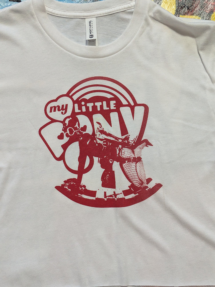 FOMO Collection - My Little Pony Raw Cut Crop Top - S - 14121