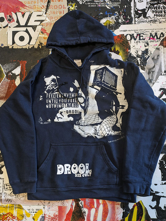 FOMO Collection - Box Head Collage Hoodie - L - 363