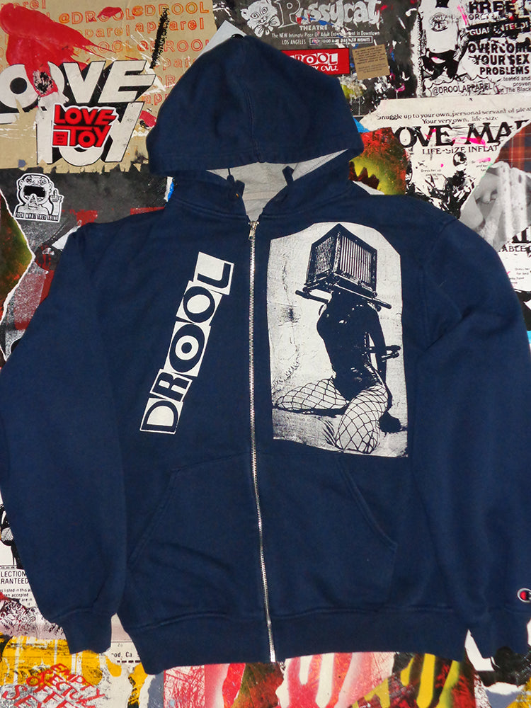 FOMO Collection - Champion Box Head Zip-up Hoodie  - XL - 14616