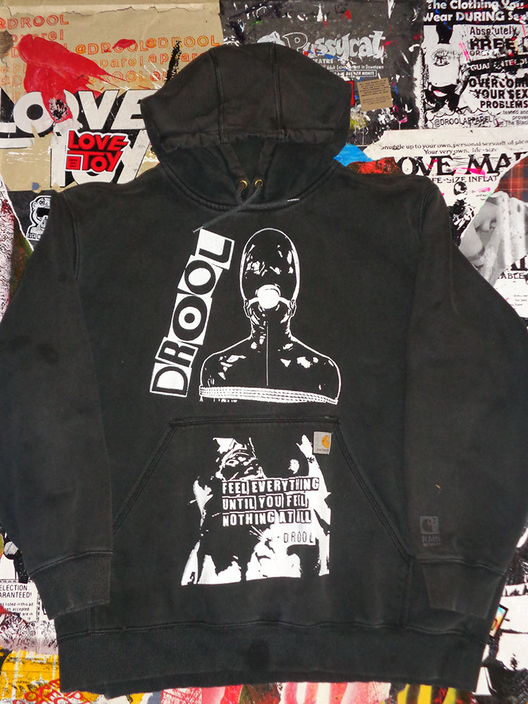 FOMO Collection - Collage Carhartt Manifesto / Feel Everything Hoodie  - 3XL - 14623