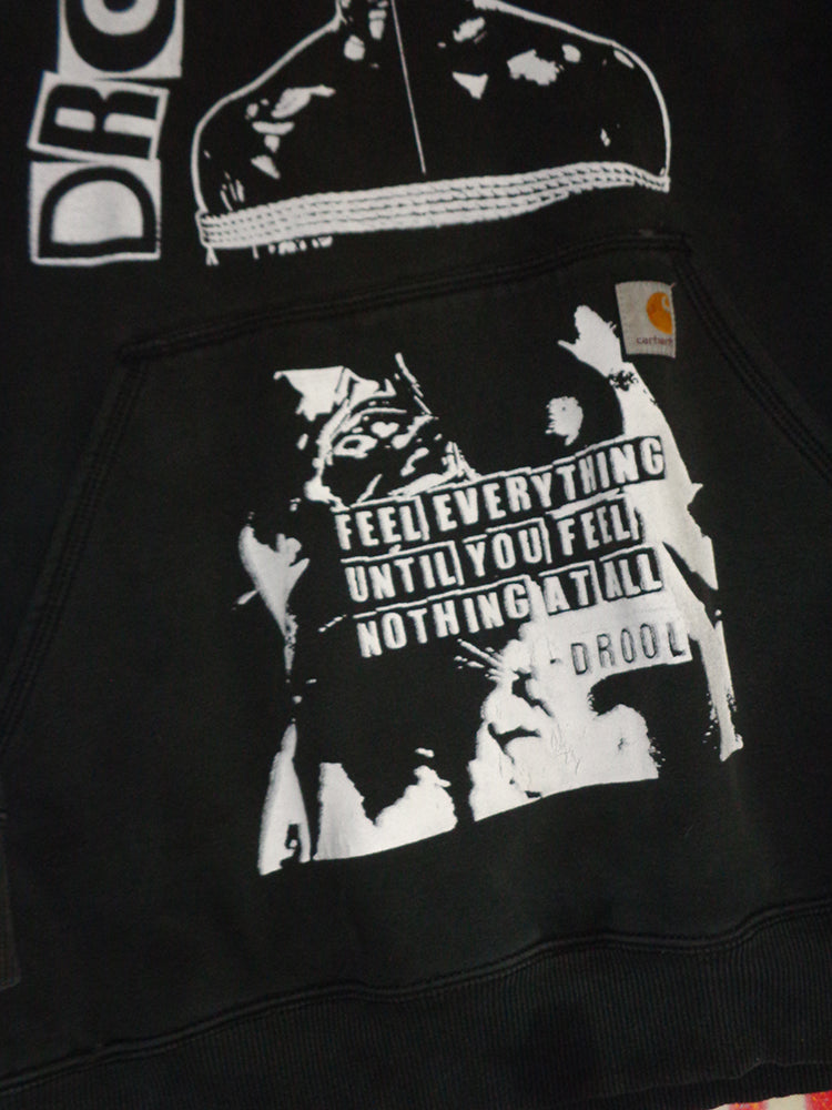 FOMO Collection - Collage Carhartt Manifesto / Feel Everything Hoodie  - 3XL - 14623