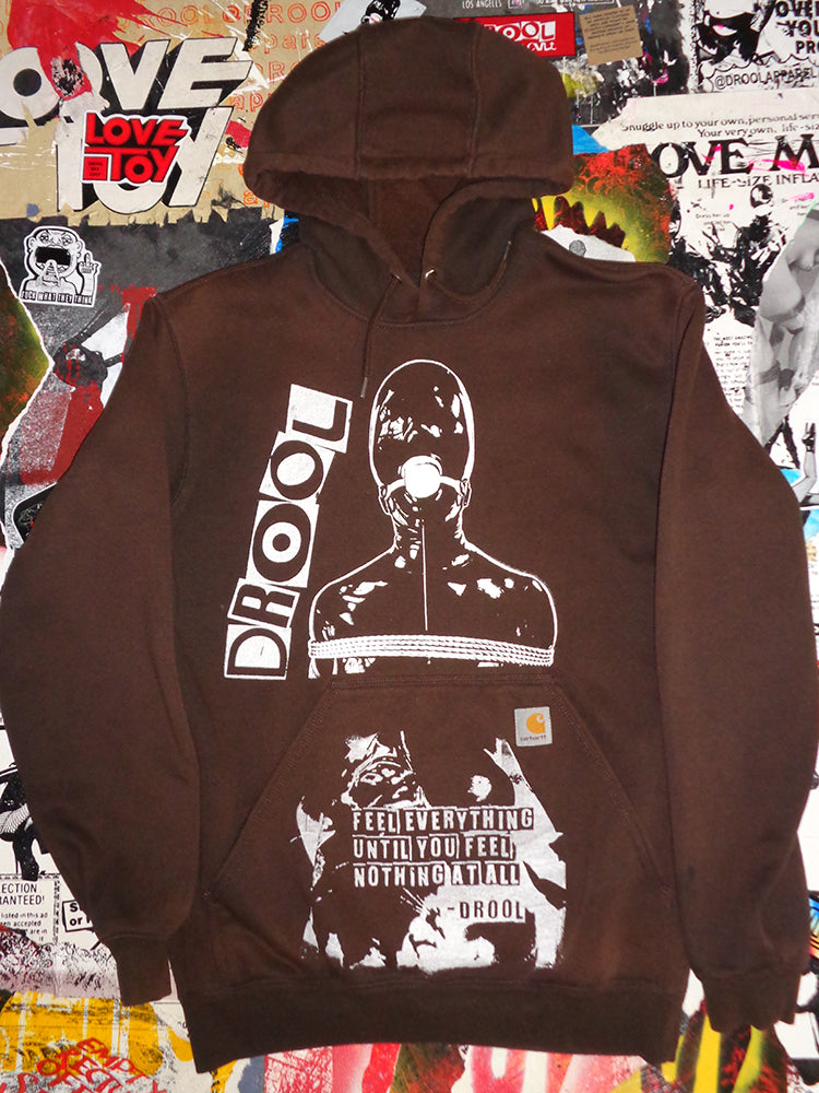 FOMO Collection - Collage Carhartt Manifesto / Feel Everything Hoodie  - S - 14629